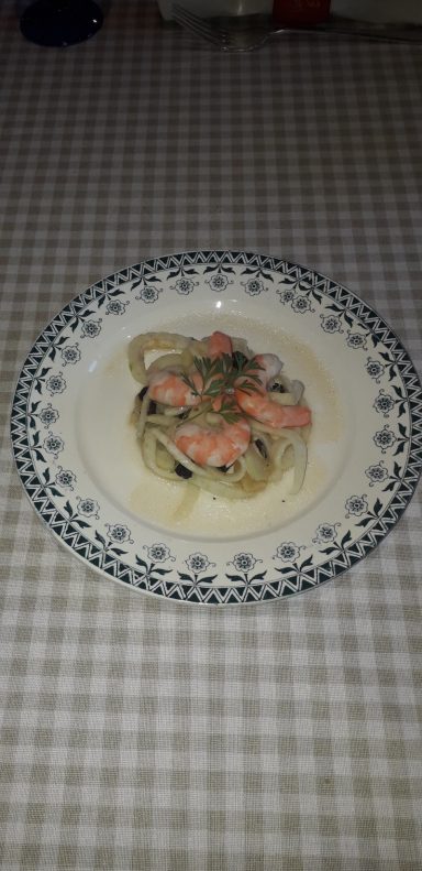 crevettes au fenouil